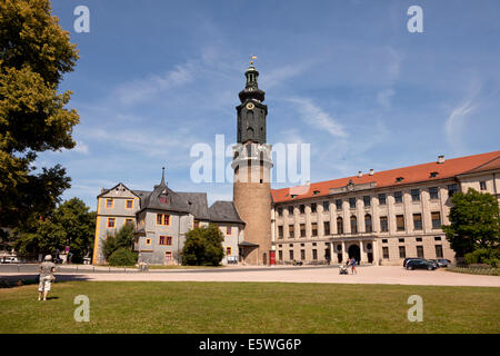 Palace Impérial ou Schloss Weimar en Thuringe, Weimar, Allemagne, Europe Banque D'Images