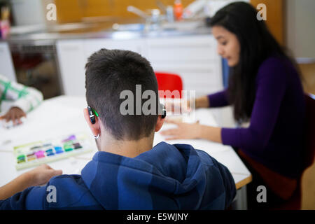 Troubles de l'audition Banque D'Images