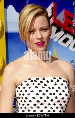 Le Premiere film Film Lego avec : Elizabeth Banks où : Los Angeles California United States Quand : 01 Feb 2014.com Banque D'Images