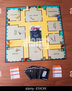 Jeu de société Cluedo Banque D'Images