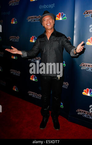 New York, USA. 6 Août, 2014. Comédien Howie Mandel participe à la 'America's Got Talent' post show tapis rouge au Radio City Music Hall, le 6 août 2014 dans la ville de New York. Credit : Debby Wong/Alamy Live News Banque D'Images