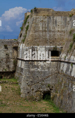 Vieux Fort Paleo Frourio, Corfou Banque D'Images