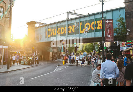 Camden Town, et Camden Lock dans le nord de Londres, UK Banque D'Images