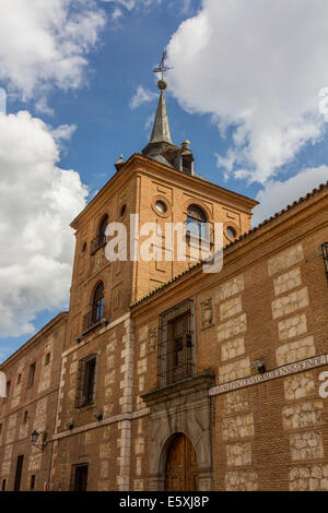 Ancienne école de la ville d'Alcala de Henares, Espagne Banque D'Images