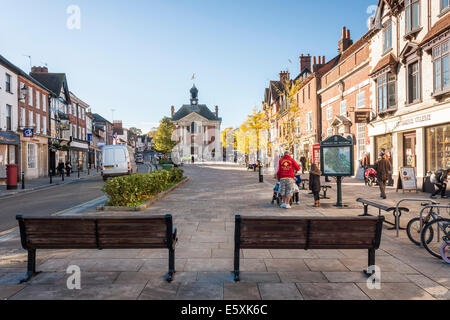 Market Place, Henley-on-Thames, Oxfordshire, England, GB, au Royaume-Uni. Banque D'Images