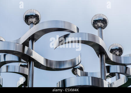 Sculpture métal, Orlando FL Banque D'Images