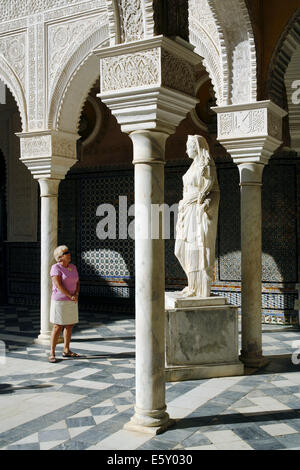 La Casa de Pilatos / la maison de Pilate, Séville, Andalousie, Espagne Banque D'Images