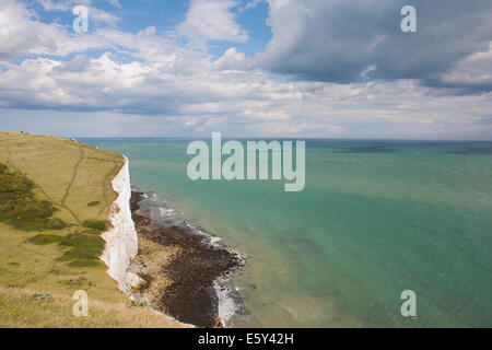 Falaises blanches de Douvres, MANCHE ET NORTH DOWNS Banque D'Images