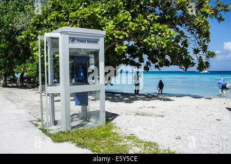 L'archipel de Tuamotu Fakarava Polynésie Française Banque D'Images