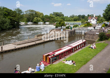 Goring, Goring-on-Thames, Oxfordshire, England, GB, au Royaume-Uni. Banque D'Images