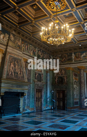 Rome, Italie 2014 - villa Farnesina, une renaissance dans la villa de banlieue Via della Lungara, dans le quartier de Trastevere. Banque D'Images
