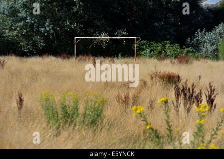 Envahi de football, Hastings, Angleterre, RU Banque D'Images