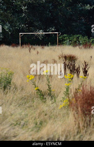 Envahi de football, Hastings, Angleterre, RU Banque D'Images