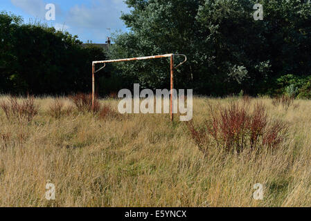 Envahi de football, Hastings, Angleterre, RU Banque D'Images