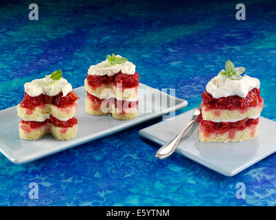 Amande gâteau framboisier bliss Banque D'Images