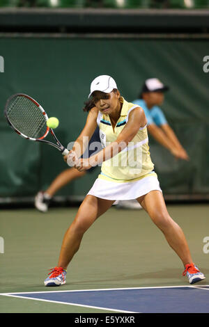 Ariake Coliseum, Tokyo, Japon. 8e août, 2014. Yuna Ito (Hinode Gakuen), 8 août 2014 - Tennis : 2014 Inter All-Japan High School Championships, Simple dames finale à Ariake Coliseum, Tokyo, Japon. © Yohei Osada/AFLO SPORT/Alamy Live News Banque D'Images