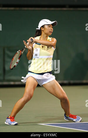 Ariake Coliseum, Tokyo, Japon. 8e août, 2014. Yuna Ito (Hinode Gakuen), 8 août 2014 - Tennis : 2014 Inter All-Japan High School Championships, Simple dames finale à Ariake Coliseum, Tokyo, Japon. © Yohei Osada/AFLO SPORT/Alamy Live News Banque D'Images