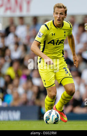 Londres, Royaume-Uni. 09 août, 2014. Pré saison Friendly. Contre Tottenham Hotspur FC Schalke 04. Tottenham's Harry Kane en action : Action Crédit Plus Sport/Alamy Live News Banque D'Images