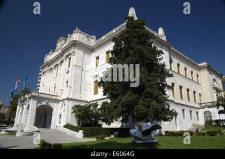 Musée d'histoire maritime et de l'Agence croate de Rijeka littorale Banque D'Images