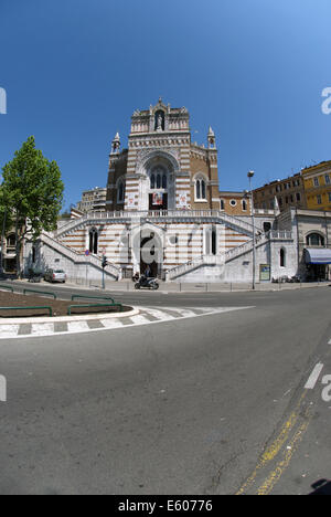 Église Notre Dame de Lourdes et le couvent des Capucins à Rijeka, Croatie Banque D'Images