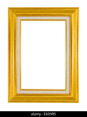 Cadre photo d'or Banque D'Images
