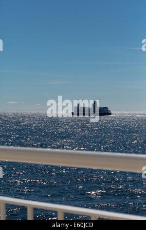 La ligne de couleur Couleur ferry Viking. Banque D'Images