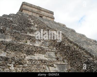 La ville maya de Chichen Itza, l'une des nouvelles sept merveilles du monde. L'état du Yucatan, Mexique Banque D'Images