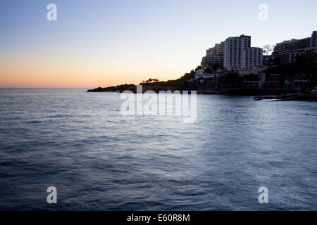 Front de mer de Funchal, Madeira, Portugal Banque D'Images