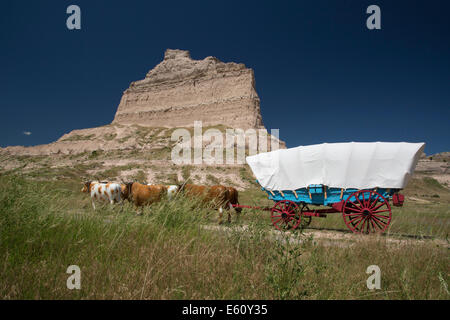 Scottsbluff, Nebraska - Scotts Bluff National Monument. Banque D'Images