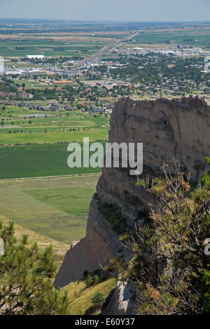 Scottsbluff, Nebraska - Scotts Bluff National Monument. Banque D'Images