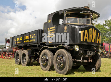 Camion vapeur sentinel wagon peint en couleurs de tarmac Banque D'Images