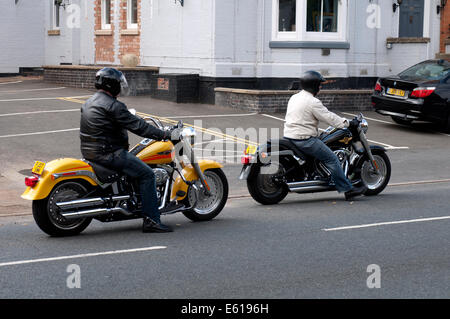 Motos Harley-Davidson Banque D'Images