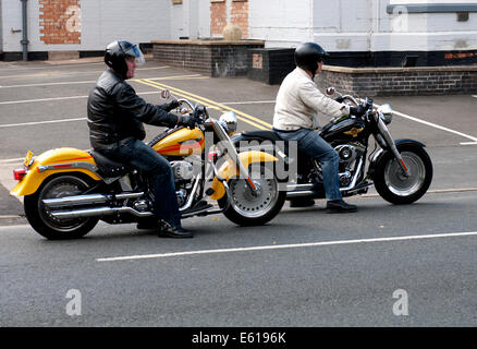 Motos Harley-Davidson Banque D'Images