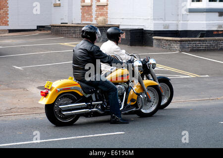 Motos Harley-Davidson Banque D'Images