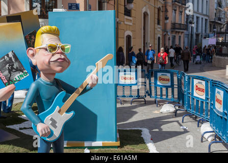 Valencia, Espagne. Fallas 2014. Banque D'Images