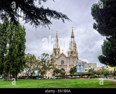 Sts. Pierre et Paul, église de San Francisco, USA Banque D'Images