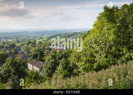 Royaume-uni l'Angleterre, dans le Dorset, Shaftesbury, au nord de la colline du Château Banque D'Images