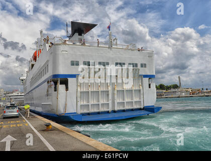 Petar Hektorovic au Ferry Port de Split, Croatie Banque D'Images