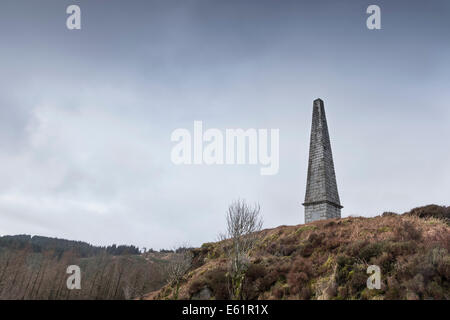 Murray's Monument dans le Galloway Forest Park en Ecosse. Banque D'Images