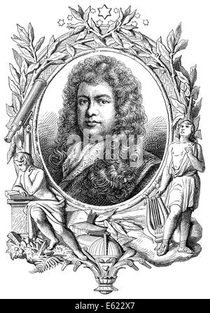 Samuel Pepys, 1633-1703, un administrateur de la marine anglaise, Banque D'Images