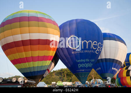 Bristol International Balloon Fiesta 2014 tenue à Ashton Court Estate Banque D'Images