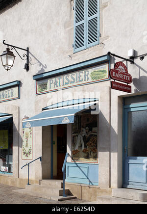 Boulangerie à Meursault située dans la Côte-d'Or en Bourgogne Bourgogne Ministère de l'est de la France.Boulangerie Sancenot. Banque D'Images