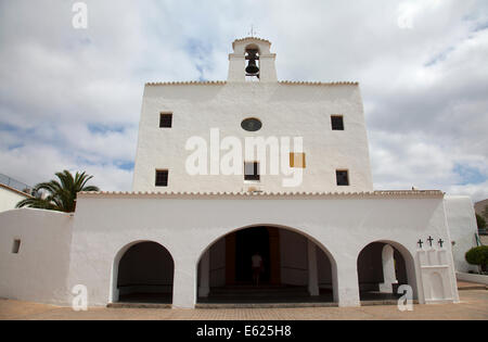 Sant Josep de sa Talaia en ville, l'église San Jose à Ibiza Banque D'Images