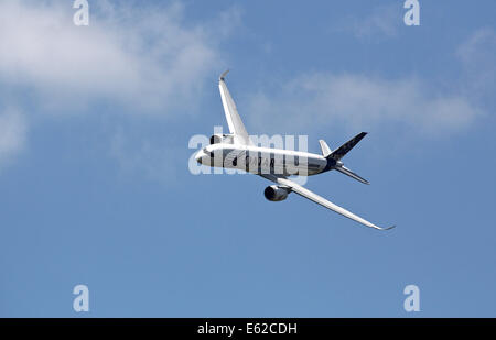 Airbus A350 à Farnborough Airshow 2014 Banque D'Images