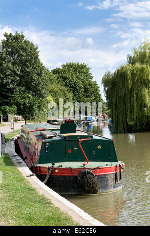 Kennet and Avon Canal prises à Bradford on Avon, Wiltshire, England, UK Banque D'Images