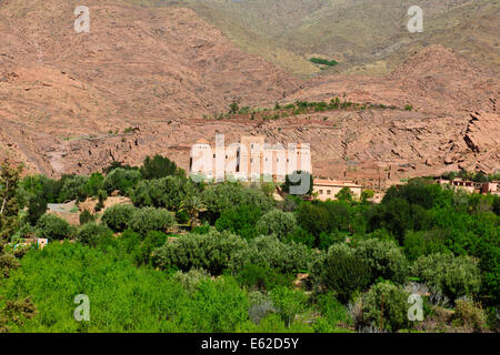 La mosquée de Tin mal a été ajouté à la Liste indicative du patrimoine mondial de l'UNESCO en juillet 1995,pied des montagnes du Haut Atlas, Maroc Banque D'Images