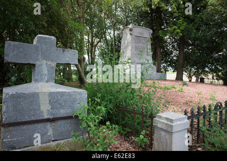 Sommaire du monument aux Belges à Quatre Bras Banque D'Images