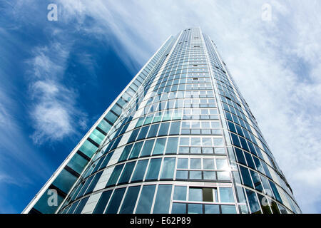 St George Wharf Tower également connu sous le nom de la tour de Vauxhall à Londres, Angleterre - le plus haut bâtiment résidentiel uniquement au Royaume-Uni Banque D'Images