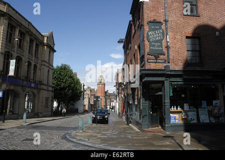 Sheffield City Center Shops, Streetscene England Banque D'Images