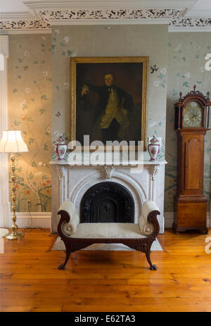 Le Capitaine Nathaniel Palmer House de Stonington CT Banque D'Images